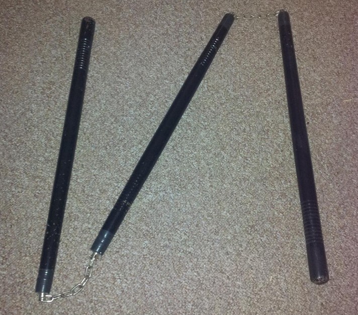 Three section staff Chan School of Nunchaku